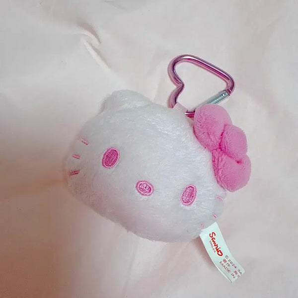 [BUNJANG] Sanrio Hello Kitty Face Doll Keyring (Authentic) / 산리오 키티 얼굴 인형 키링 정품
