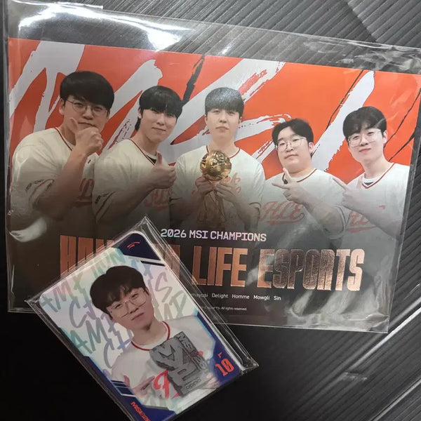 [BUNJANG] Monthly Photocard & MSI Championship Poster / 7월 월간 포토카드 , MSI 우승 포스터