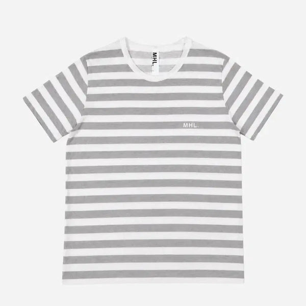 [BUNJANG] MHL. Margaret Howell Border Logo Cotton T-Shirt / MHL 마가렛 호웰 로고 티셔츠