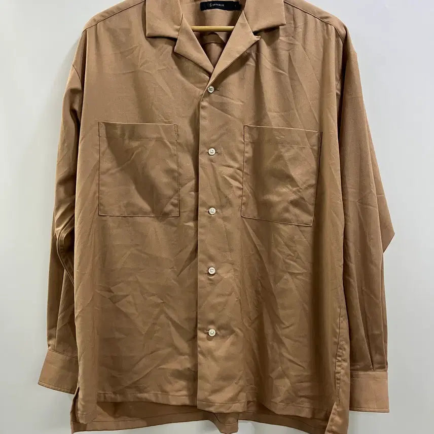 [BUNJANG] Rageblue Open Collar Long Sleeve Shirt L Size / RAGEBLUE 레이지블루 오픈카라 긴팔 셔츠 L사이즈