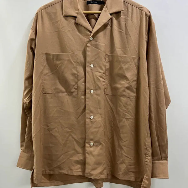 [BUNJANG] Rageblue Open Collar Long Sleeve Shirt L Size / RAGEBLUE 레이지블루 오픈카라 긴팔 셔츠 L사이즈