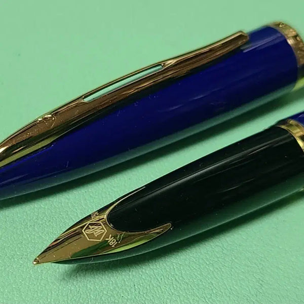 [BUNJANG] Waterman Carene Blue Fountain Pen M Nib Full Set / 워터맨 까렌 블루 M닙 만년필 풀셋