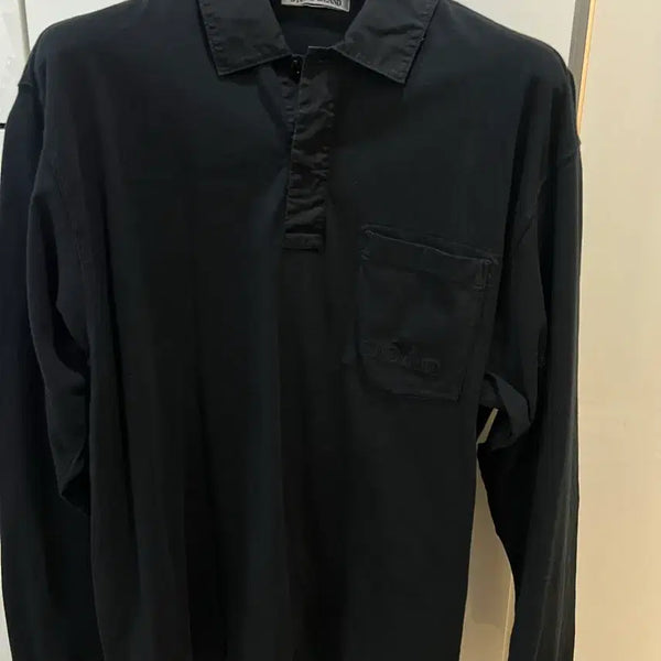 [BUNJANG] Stone Island 24FW Long Sleeve Polo Shirt / 24fw 스톤아일랜드 긴팔카라티 105