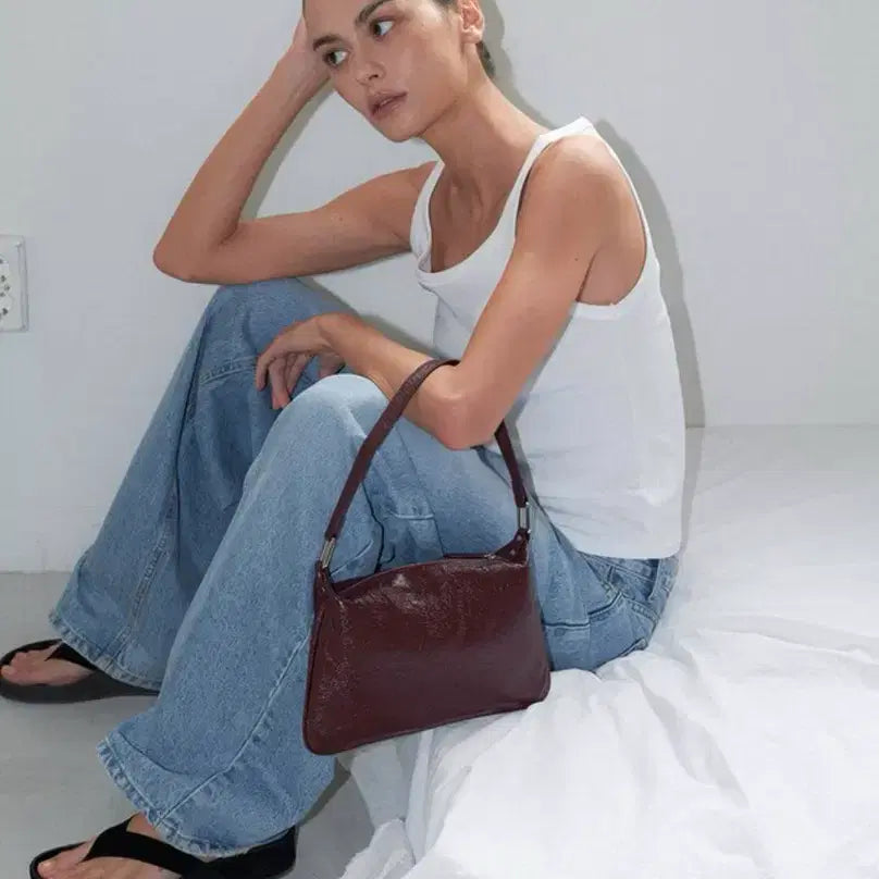 [BUNJANG] Evesage Mini Shoulder Bag Wine / 이브세이지 evesage shoulder bag mini
