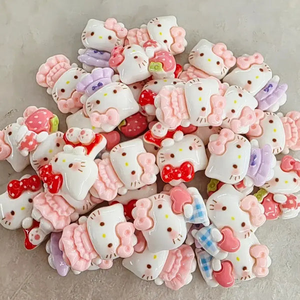 [BUNJANG] Parts Kkokaot Kitty 5 Types 33 pcs Bundle Set / 파츠 꼬까옷키티 5종 33개 일괄