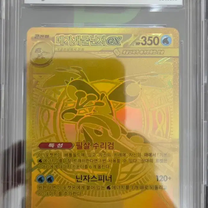 [BUNJANG] Mega Blastoise EX 2026 Gold Card GEM MT 10 / 메가개굴자MUR BRG10