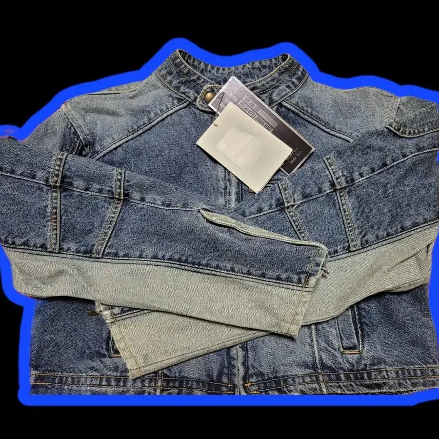 [BUNJANG] Matinkim x Peachs Collaboration Denim Jacket / 마뗑킴 피치스 콜라보 데님자켓s