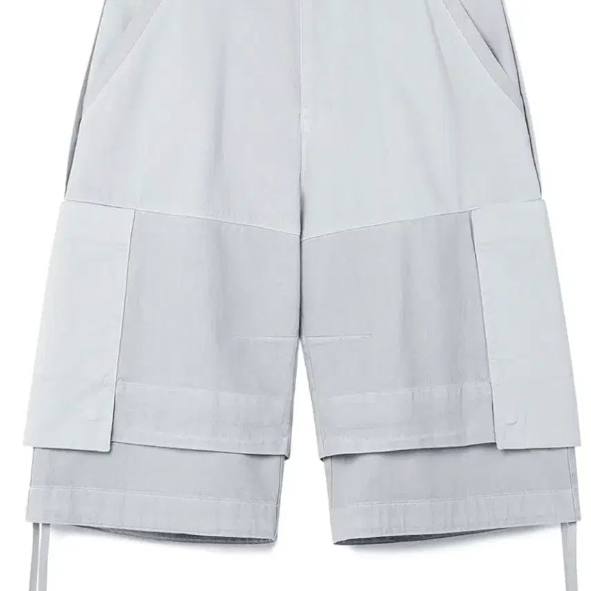 [BUNJANG] SYMM Double Layer Shorts Light Grey Size 1 / SYMM Double Layer Shorts (Light Grey) 1