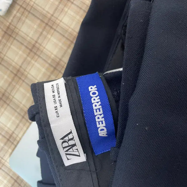 [BUNJANG] Zara X ADER Error Pinstripe Trousers Navy / (자라 X 아더에러)핀턱 트라우저 슬랙스 네이비 자더에러