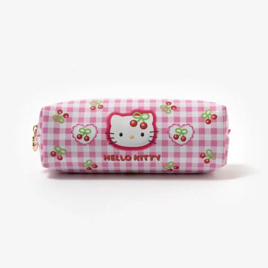 [BUNJANG] Hello Kitty Stationery Sanrio Square Pencil Case / 헬로키티문방구 사각 산리오 필통 펜파우치 고전 필통