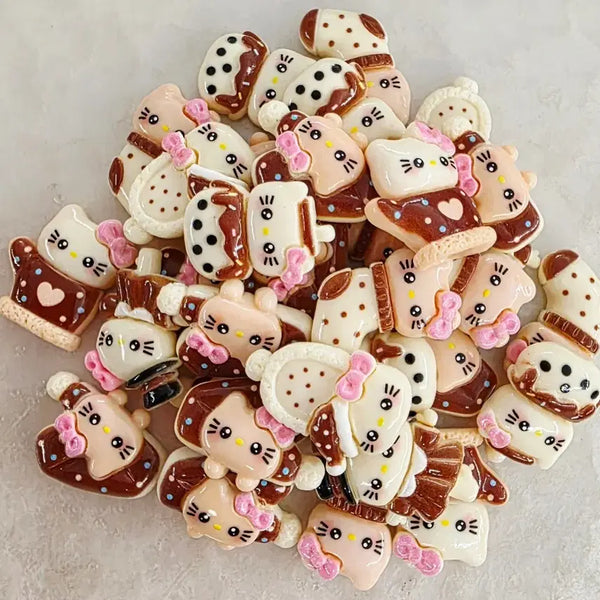 [BUNJANG] Choco Kitty Parts Bundle Set (6 Types, 33 Pieces) / 파츠 초코키티 6종 33개 일괄