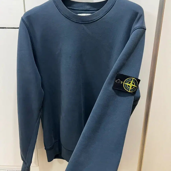 [BUNJANG] Stone Island Blue Sweatshirt M / 스톤아일랜드 블루맨투맨 M
