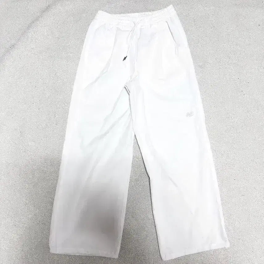 [BUNJANG] New Balance Women's Woven Wide Pants White (Size S) / [S,90]뉴발란스 여성 우븐 와이드 팬츠 바지 화이트