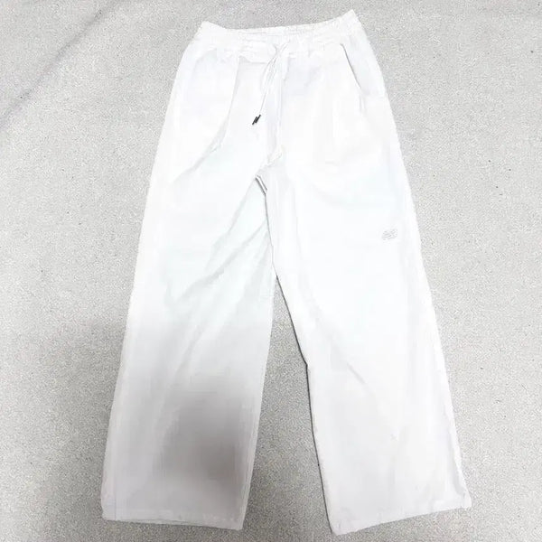 [BUNJANG] New Balance Women's Woven Wide Pants White (Size S) / [S,90]뉴발란스 여성 우븐 와이드 팬츠 바지 화이트