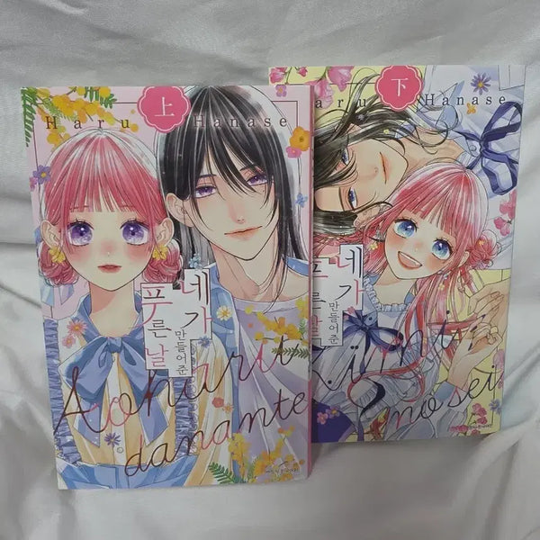 [BUNJANG] Ne-ga Mandeul-eon Pur-eun Nal Vol. 1-2 First Edition / 네가 만들어준 푸른 날 1-2권 초판
