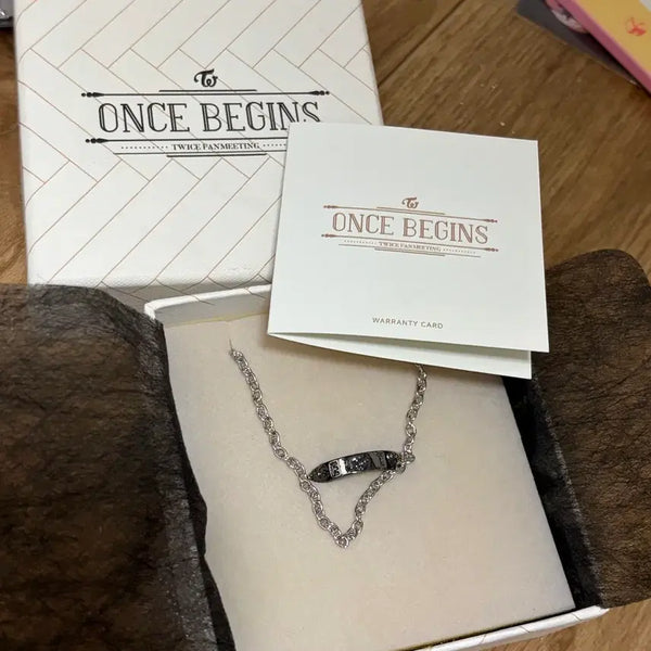 [BUNJANG] Twice ONCE BEGINS Ring Necklace / 트와이스 ONCE BEGINS 반지 목걸이