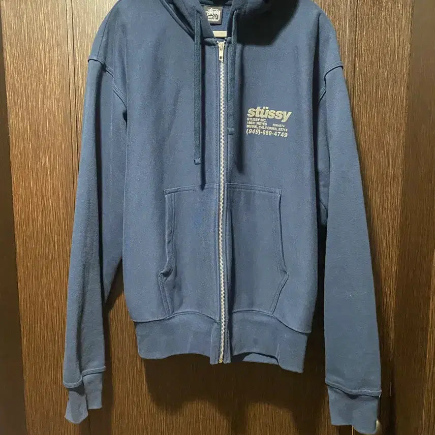 [BUNJANG] Stussy DNA Hoodie Navy / 스투시 dna 후드집업 네이비