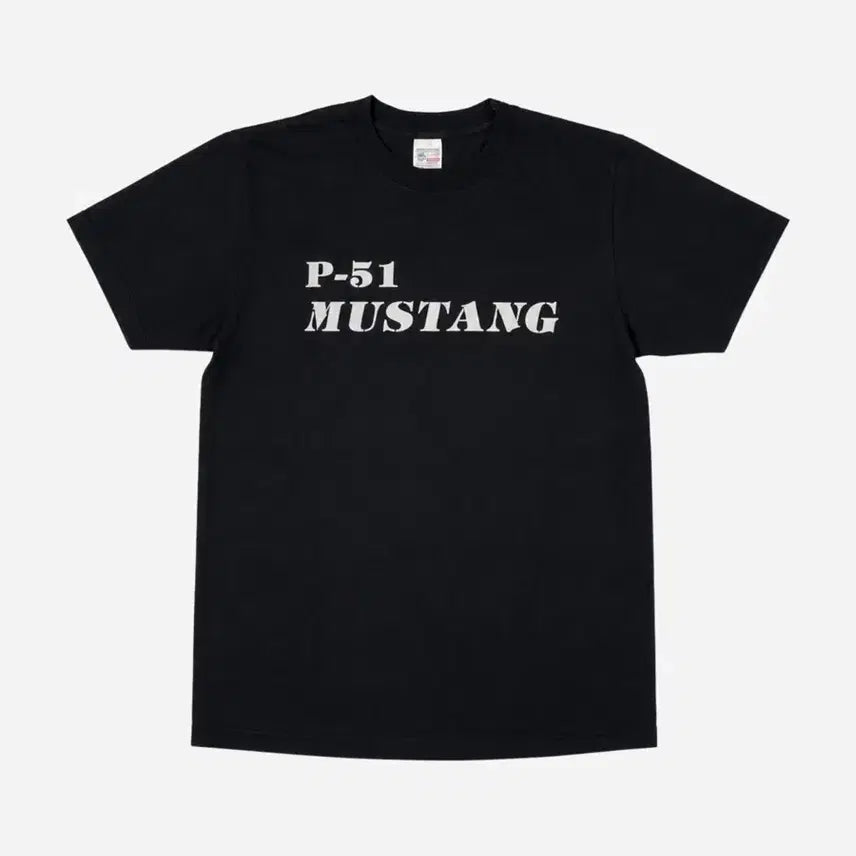 [BUNJANG] Buzz Rickson's P-51 Mustang Print T-Shirt (Size M) / Buzz Rickson's 버즈릭스 P-51 머스탱 프린트 티셔츠