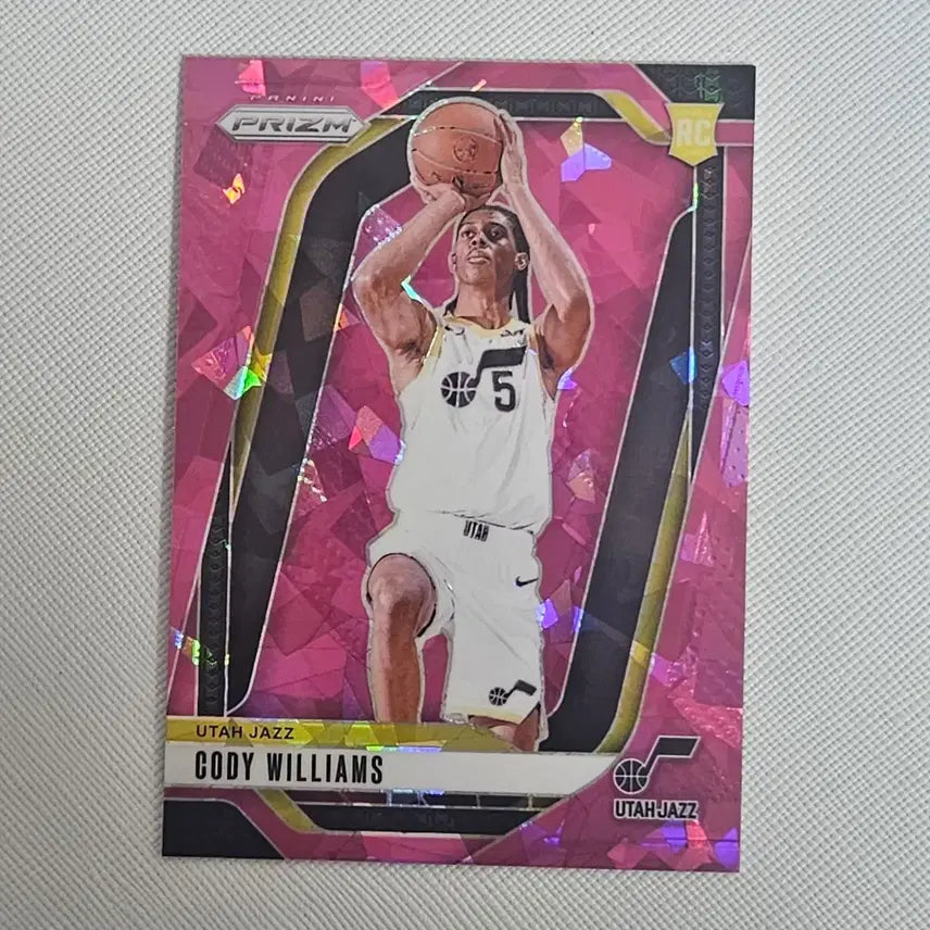 [BUNJANG] Panini Prizm Cody Williams Pink Cracked Ice RC #232 / 파니니 프리즘 코디 윌리엄스 핑크 크랙아이스 RC