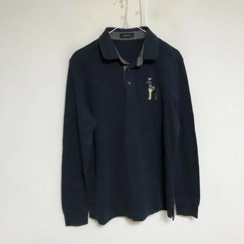 [BUNJANG] Hazzys Men's Long Sleeve T-Shirt Size L / 헤지스 남성 봄가을 긴팔티 100L@9927