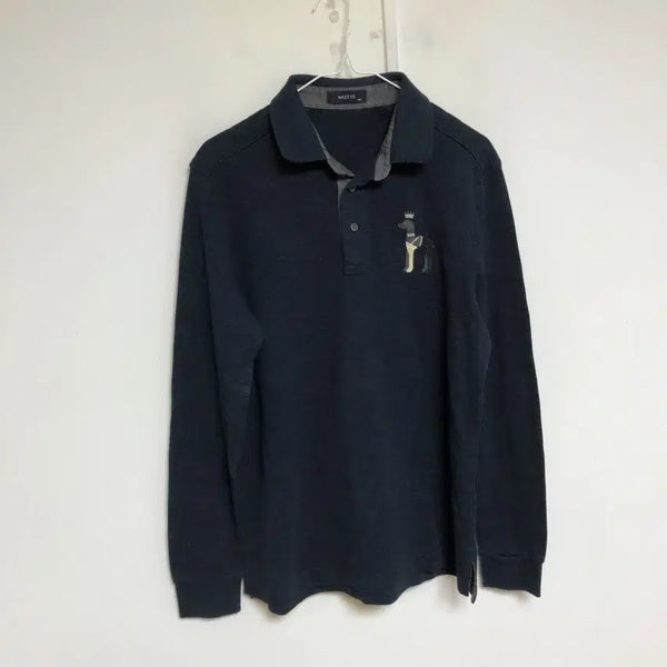 [BUNJANG] Hazzys Men's Long Sleeve T-Shirt Size L / 헤지스 남성 봄가을 긴팔티 100L@9927