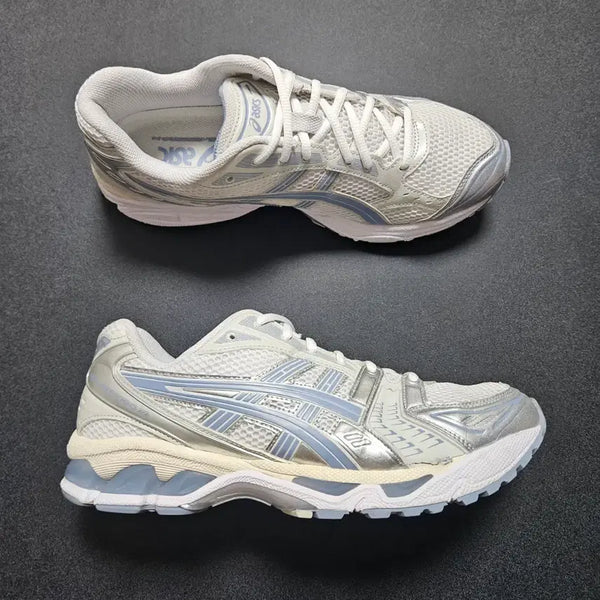 [BUNJANG] Asics Gel-Kayano 14 White Light Navy Sneakers / 280 아식스 젤카야노14 화이트 라이트 네이비 정품