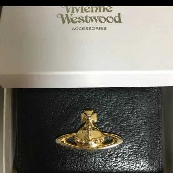 [BUNJANG] Vivienne Westwood Black Bifold Wallet / 비비안웨스트우드 블랙 반지갑