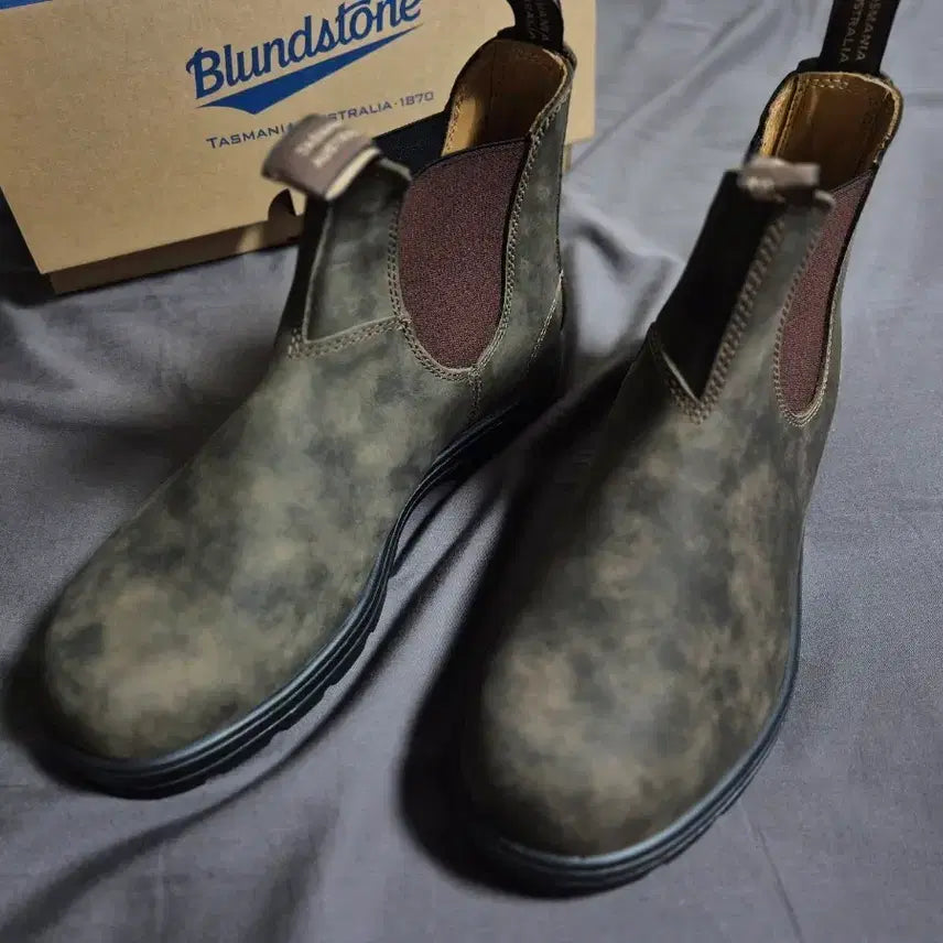 [BUNJANG] Blundstone 585 Chelsea Boots Rustic Brown AU9 / 블런드스톤 첼시부츠 585(러스틱브라운) AU9
