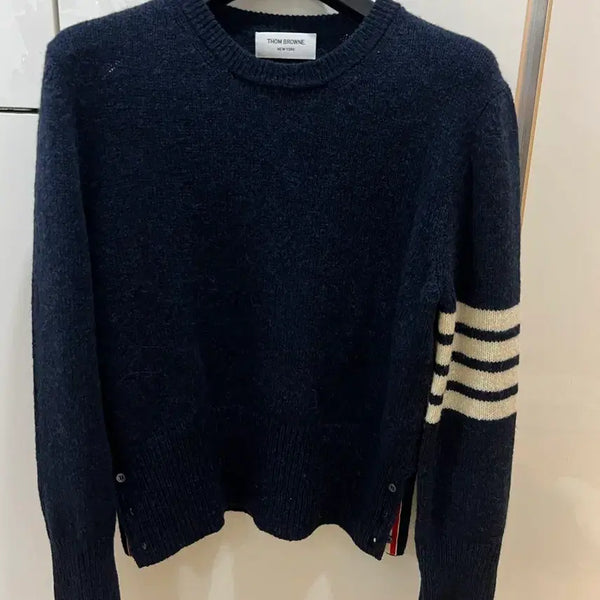 [BUNJANG] Thom Browne Navy Sweater Size 2 (100-Slim 105) / 톰브라운 스웨터 네이비 100~103 (새상품급)