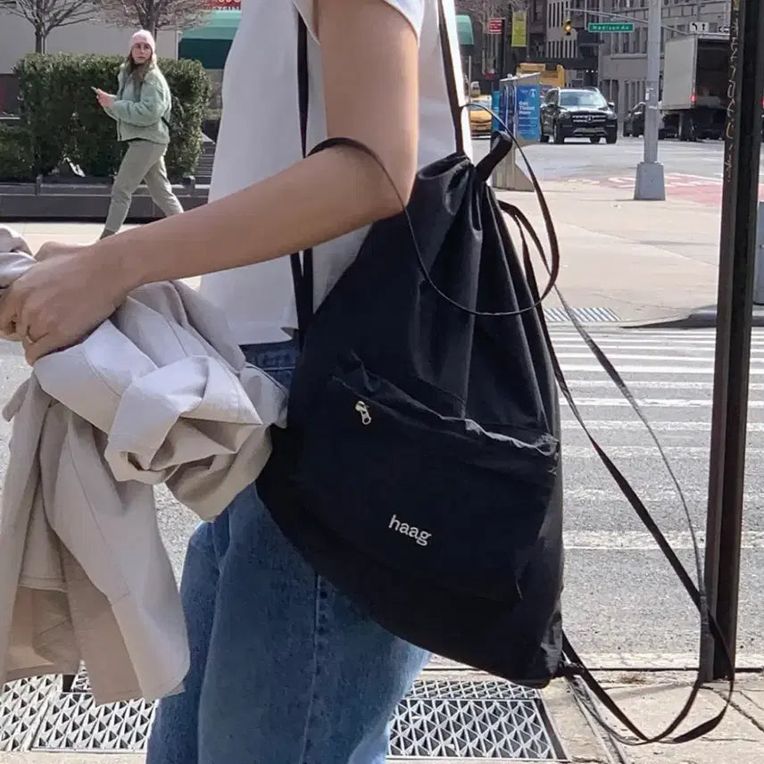 [BUNJANG] Haag String Backpack / 헤이그 스트링백팩