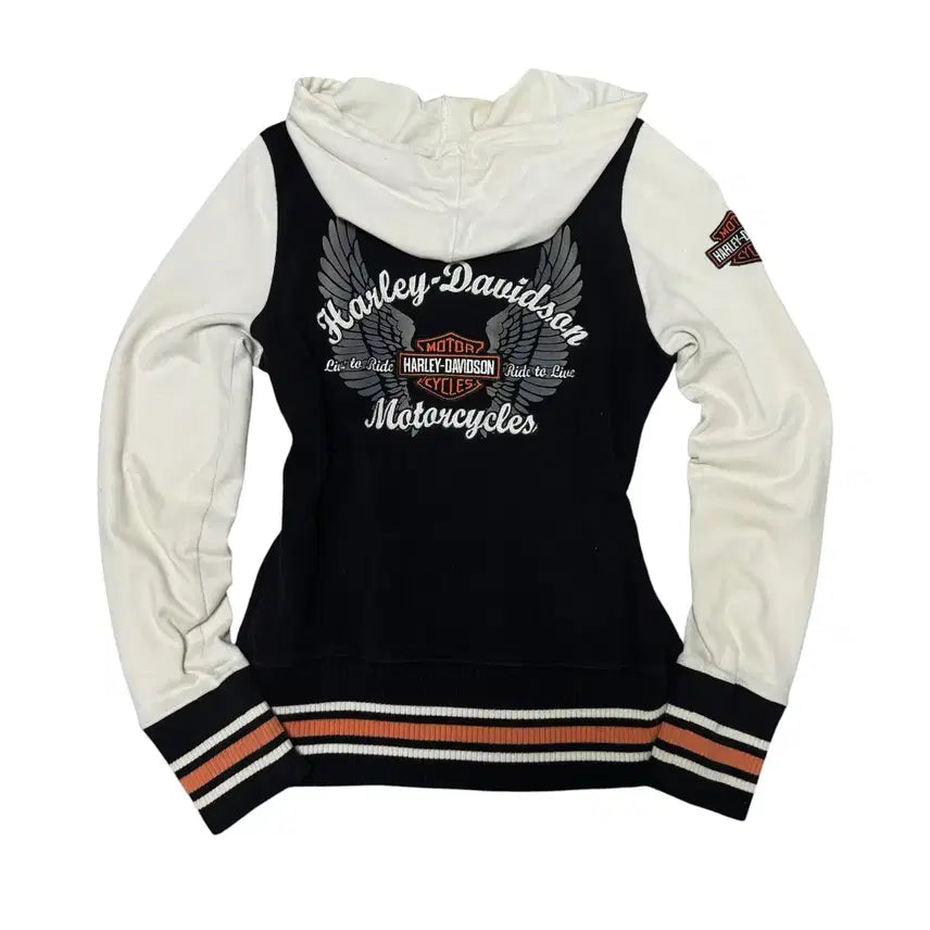 [BUNJANG] Harley-Davidson Biker Zip-Up Hoodie / 할리데이비슨 바이커 후드집업