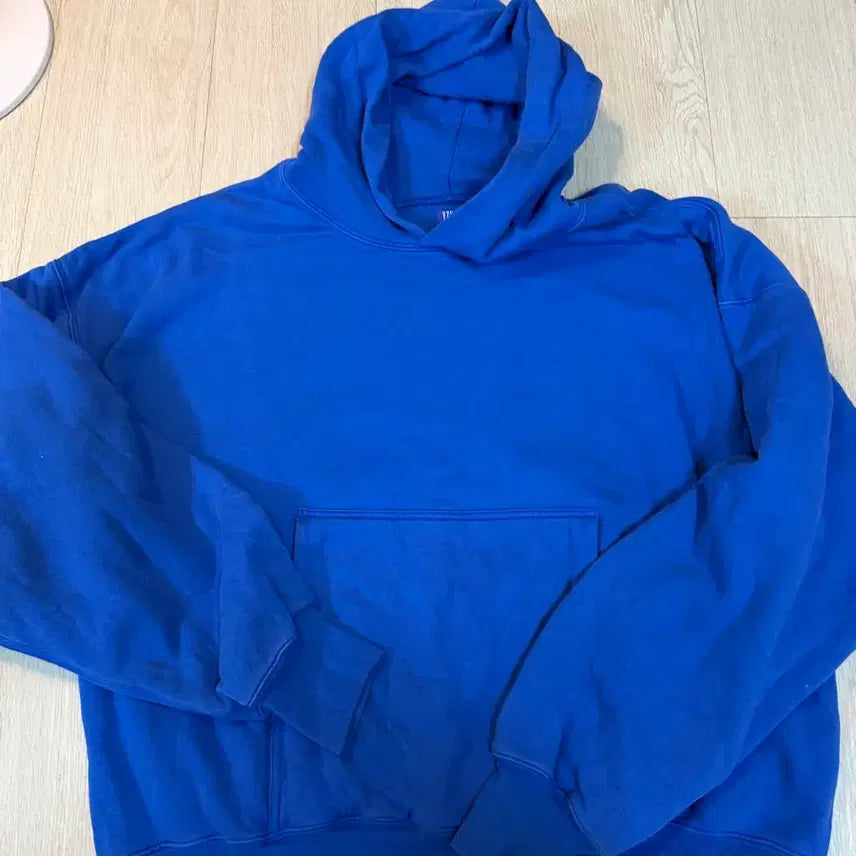 [BUNJANG] Yeezy Gap Hoodie Blue XXL / 이지 갭 후드 xxl
