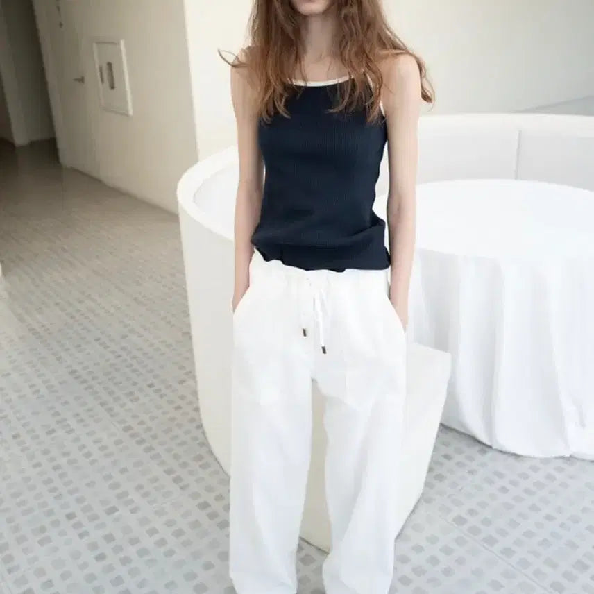 [BUNJANG] LE17SEPTEMBRE Traveller Waist String Pants / le17septembre TRAVELLER WAIST STRING PANTS