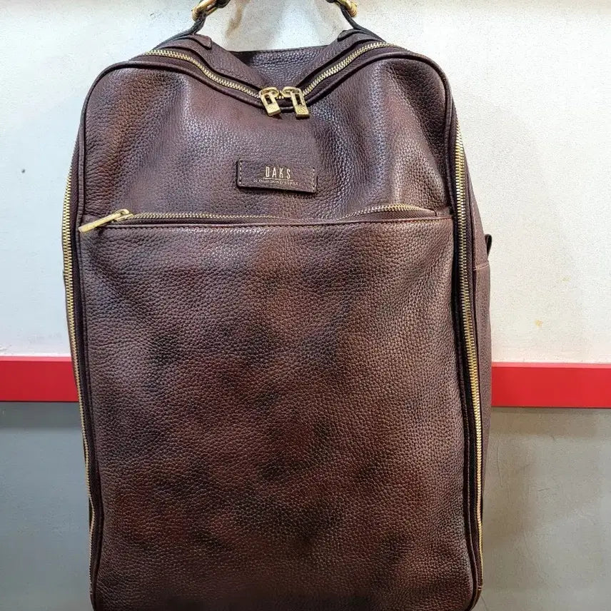 [BUNJANG] Daks Leather Men's Business Backpack / 정품 닥스 가죽 남성 비즈니스 백팩