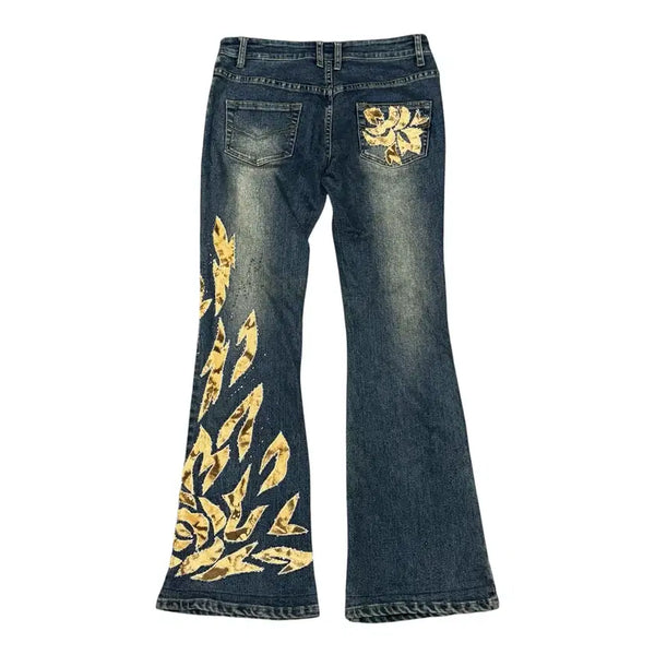 [BUNJANG] Vintage Denim Detail Pants / 빈티지 데님 디테일 팬츠