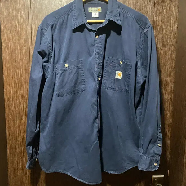 [BUNJANG] Carhartt Navy Shirt / 칼하트 네이비 셔츠