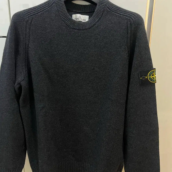 [BUNJANG] Stone Island Charcoal Sweater L / 스톤아일랜드 차콜스웨터 L