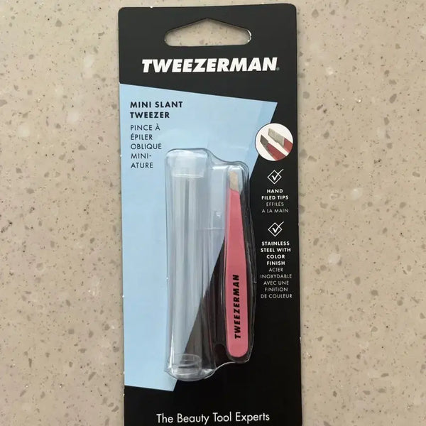 [BUNJANG] Tweezerman Mini Slant Tweezer Pink / (새제품) 트위저맨 미니 족집게 (핑크)