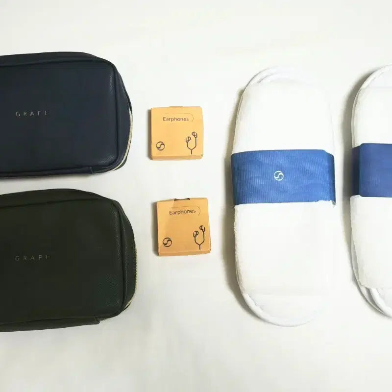 [BUNJANG] Korean Air Prestige Amenity Kit Set (2 Sets) / 대한항공 프레스티지 어매니티 2개 세트