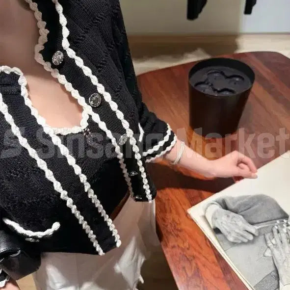 [BUNJANG] Piang Tweed Set (Sleeveless Top & Cardigan) / [빠른발송] 피앙 트위드 set 세트 나시 가디건 데일리