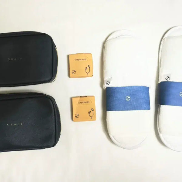 [BUNJANG] Korean Air Prestige Amenity Kit 2-Piece Set / 대한항공 프레스티지 어매니티 2개 세트