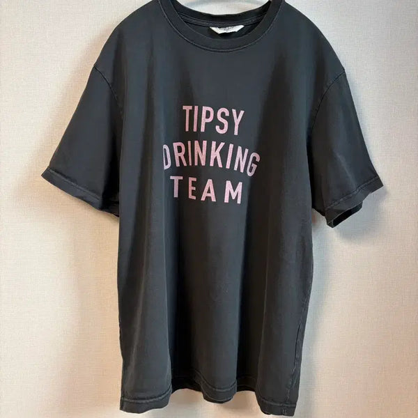 [BUNJANG] UNIONBLUE TIPSY DRINKING TEAM T-Shirt M / 유니온블루 TIPSY DRINKING TEAM 반팔 티셔츠 M