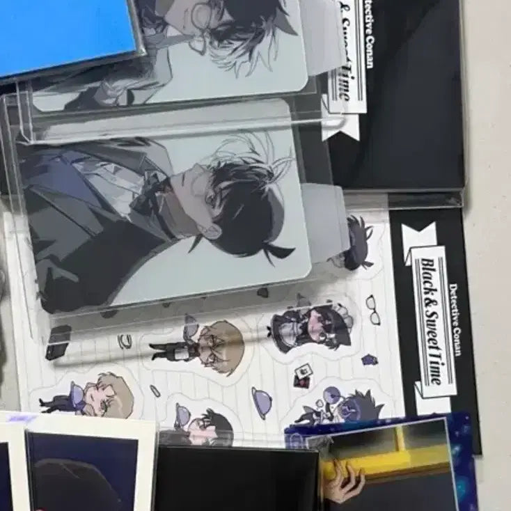 [BUNJANG] Detective Conan Kaito Kid & Shinichi Postcard Book Set / 괴도님 엽서북 특전포함 판매 괴도키드 코난 굿즈