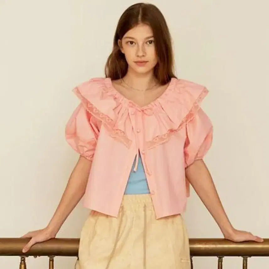 [BUNJANG] SIINOON Nora Blouse / 시눈(sinoon) 노라 블라우스 프리사이즈