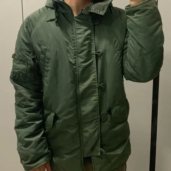 [BUNJANG] Alpha Industries N3B Olive Parka / 알파인더스트리 n3b 올리브