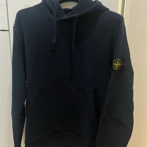 [BUNJANG] Stone Island Navy Hoodie L / 스톤아일랜드 네이비 후드티 L