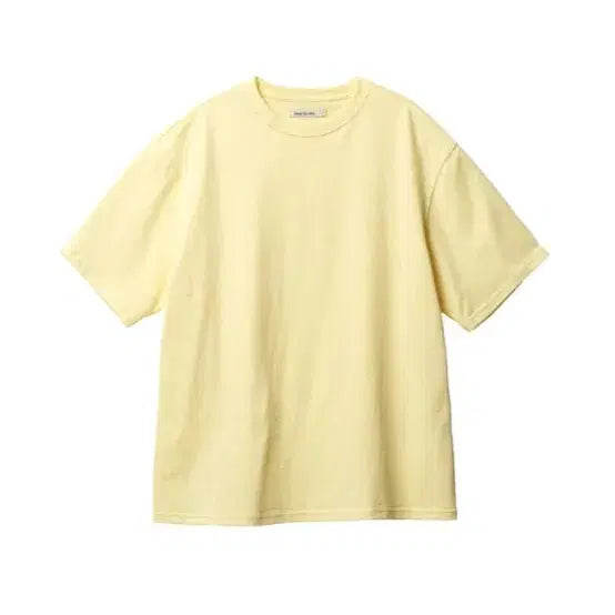 [BUNJANG] Steady Everywear Relaxed Short Sleeve T-Shirt Lemon / 스테디에브리웨어 릴렉스드 반팔 티셔츠 레몬색