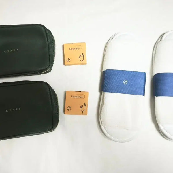 [BUNJANG] Korean Air Prestige Amenity Kit 2-Piece Set / 대한항공 프레스티지 어매니티 2개 세트