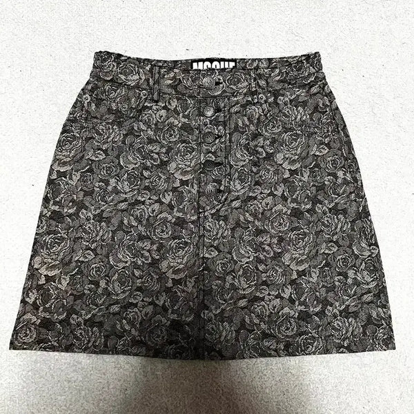[BUNJANG] MSCHF Jacquard Skirt / [S,90]미스치프 여성 쟈카드 스커트 치마