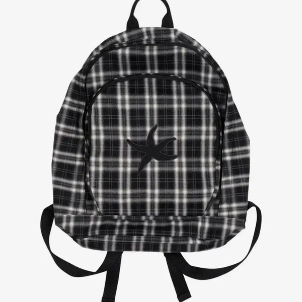 [BUNJANG] The Coldest Moment Checkered Backpack Bag / 더콜디스트모먼트 체크 백팩 가방